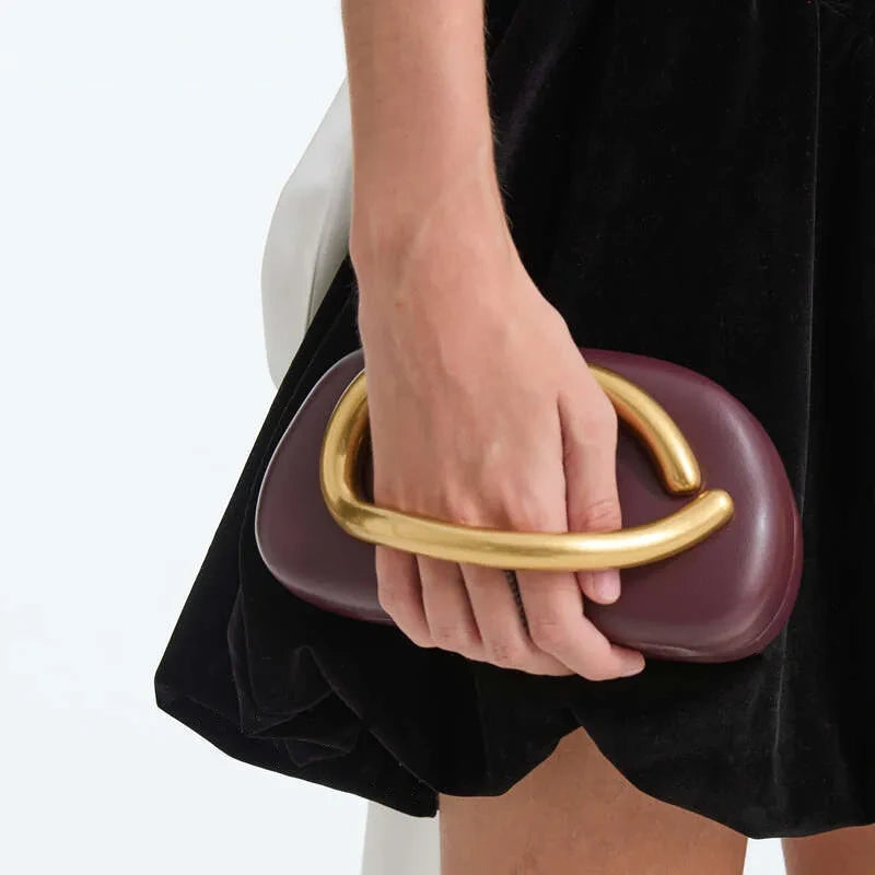 Aurora Golden Handle Clutch